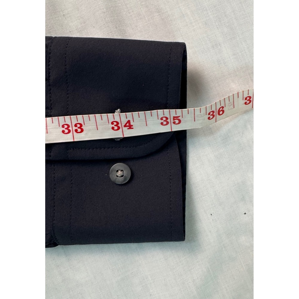 UNTUCKit Gironde Black Performance Long Sleeve Shirt Mens XL 40349 Stretch - Picture 11 of 11